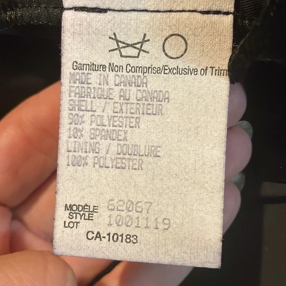 Vintage 90s Velvet Dress‎ Women’s 12 3/4 Sleeve V-Neck - Picture 10 of 12